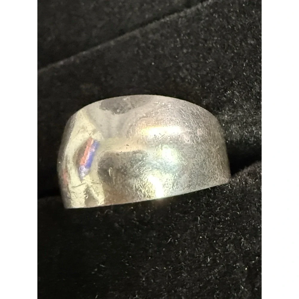 Sterling Silver 925 Dome Band Ring Size 9